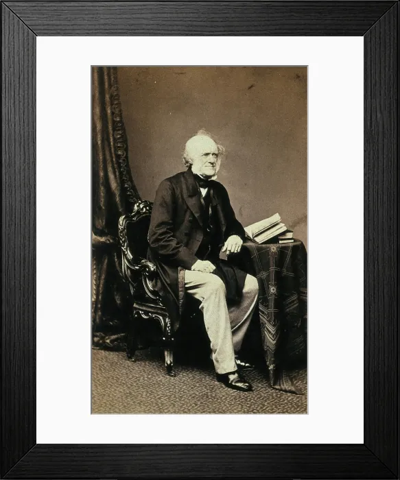 Framed Print : Sir Charles Lyell. Creator: Unknown Framed Print : Sir Charles Lyell. Creator: Unknown
