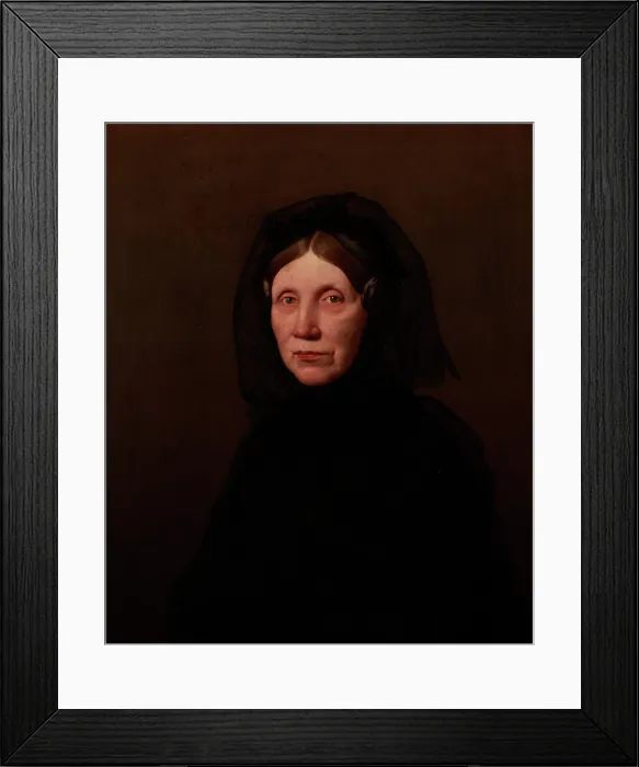 Framed Print : Portrait of Wife, 1864. Creator: Jan Kanty Ignacy Maszkowski Framed Print : Portrait of Wife, 1864. Creator: Jan Kanty Ignacy Maszkowski