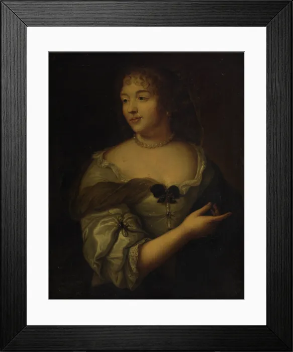 Framed Print : Portrait of Marie de Rabutin-Chantal, Marquise de Sevigne (1626-1696), 1st half of 18th century. Creator: Unknown Framed Print : Portrait of Marie de Rabutin-Chantal, Marquise de Sevigne (1626-1696), 1st half of 18th century. Creator: Unknown
