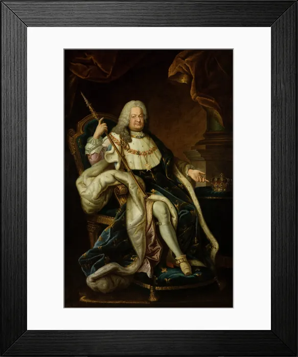 Framed Print : Portrait Stanislaus Leszczynski ( 1677-1766 ), 18th century. Creator: Unknown Framed Print : Portrait Stanislaus Leszczynski ( 1677-1766 ), 18th century. Creator: Unknown