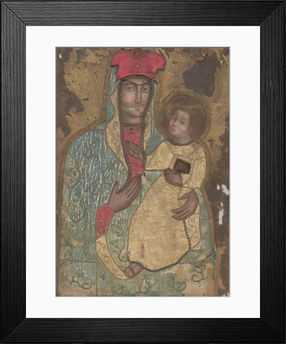 Framed Print : Mother of God, 2nd half of 18th century. Creator: Unknown Framed Print : Mother of God, 2nd half of 18th century. Creator: Unknown