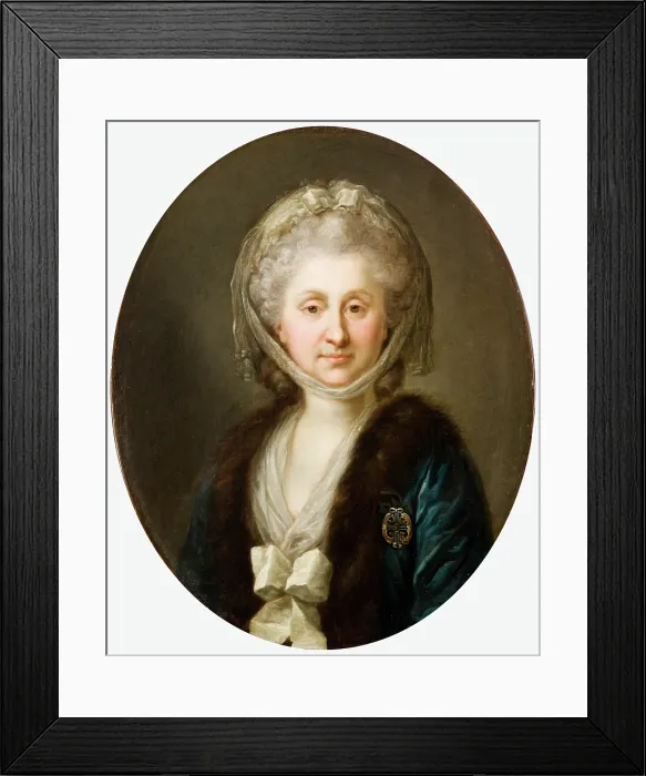 Framed Print : Portrait of Ludwika Zamoyska nee Poniatowska, c1780. Creator: Marcello Bacciarelli Framed Print : Portrait of Ludwika Zamoyska nee Poniatowska, c1780. Creator: Marcello Bacciarelli