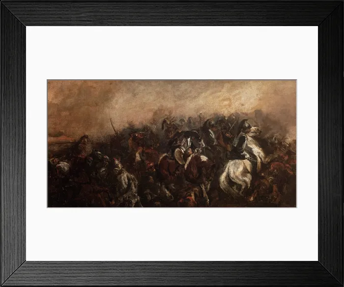 Framed Print : The Battle of Mozhaisk 1812, between 1835-1840, around 1840. Creator: Piotr Michalowski Framed Print : The Battle of Mozhaisk 1812, between 1835-1840, around 1840. Creator: Piotr Michalowski