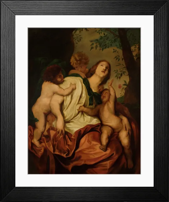 Framed Print : Allegory of Caritas-Copy, between 1701-1810. Creator: Unknown Framed Print : Allegory of Caritas-Copy, between 1701-1810. Creator: Unknown