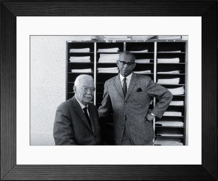 Framed Print : Petr Grigorevic Sergiev and Govindas Sambasivan. Creator: Unknown Framed Print : Petr Grigorevic Sergiev and Govindas Sambasivan. Creator: Unknown