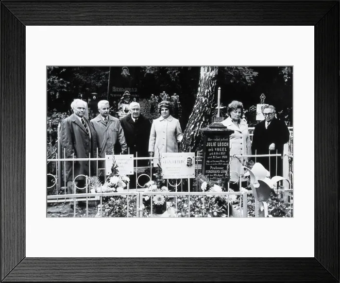 Framed Print : Six Russian scientists honouring the memory of Ferdinand Loesch, c1950s. Creator: Unknown Framed Print : Six Russian scientists honouring the memory of Ferdinand Loesch, c1950s. Creator: Unknown