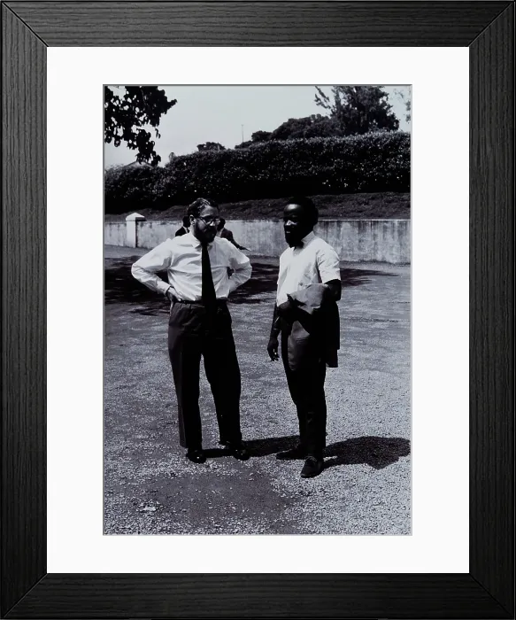 Framed Print : Jeffrey Samuel Dodge and A Boyd. Creator: Unknown Framed Print : Jeffrey Samuel Dodge and A Boyd. Creator: Unknown