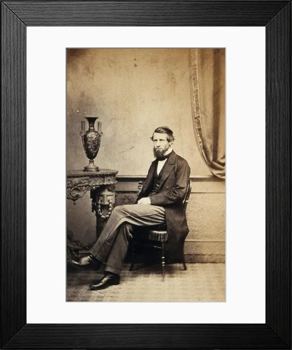 Framed Print : James Hinton. Creator: Unknown Framed Print : James Hinton. Creator: Unknown