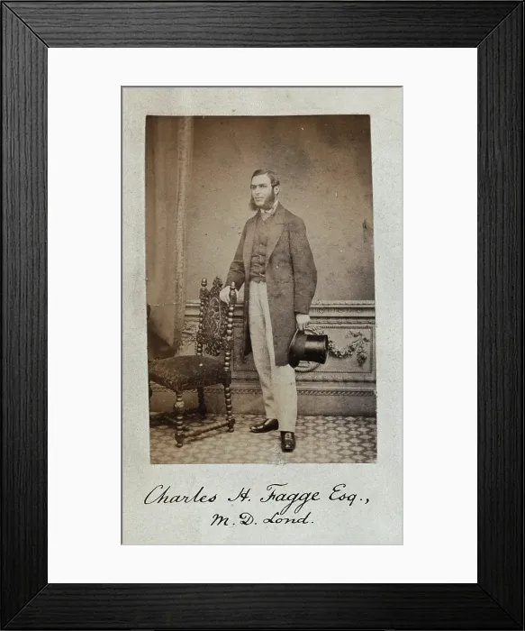 Framed Print : Charles Hilton Fagge. Creator: Unknown Framed Print : Charles Hilton Fagge. Creator: Unknown