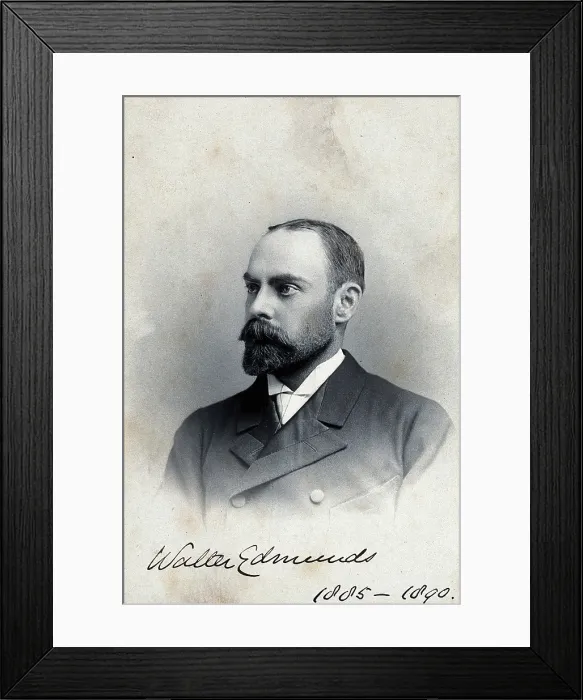 Framed Print : Walter Edmunds. Creator: Unknown