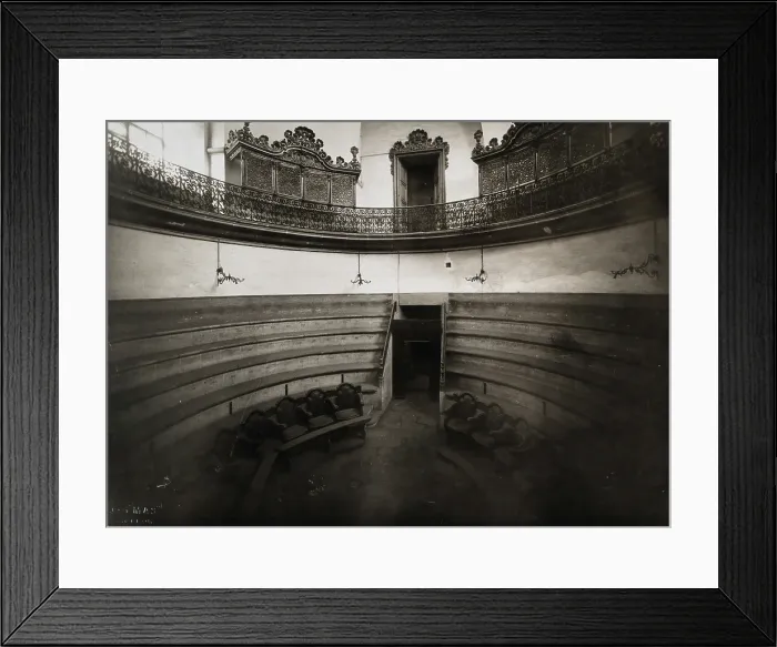Framed Print : Hospital de la Santa Cruz, Barcelona: the amphitheatre, c1900. Creator: Unknown Framed Print : Hospital de la Santa Cruz, Barcelona: the amphitheatre, c1900. Creator: Unknown