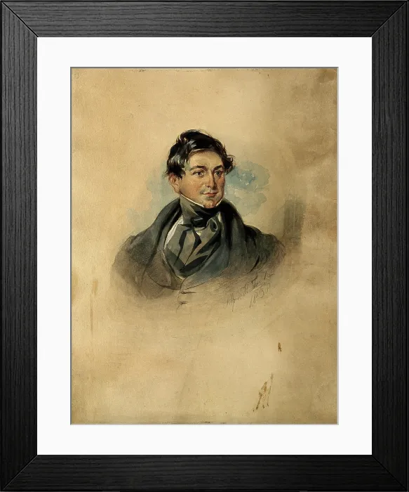 Framed Print : Edward Binns, 1838. Creator: Alfred Henry Taylor Framed Print : Edward Binns, 1838. Creator: Alfred Henry Taylor