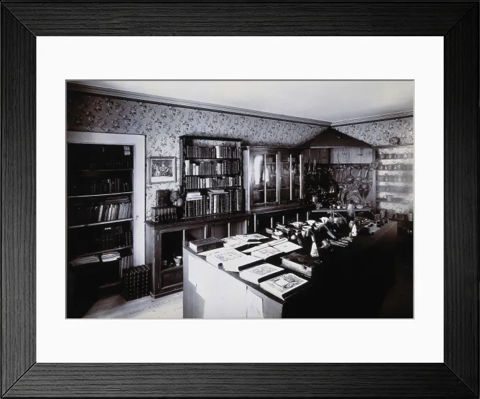 Framed Print : Part of the collection of pharmaceutical and medical antiques collected by Burkhard Reber and...1904 Creator: Unknown Framed Print : Part of the collection of pharmaceutical and medical antiques collected by Burkhard Reber and...1904 Creator: Unknown