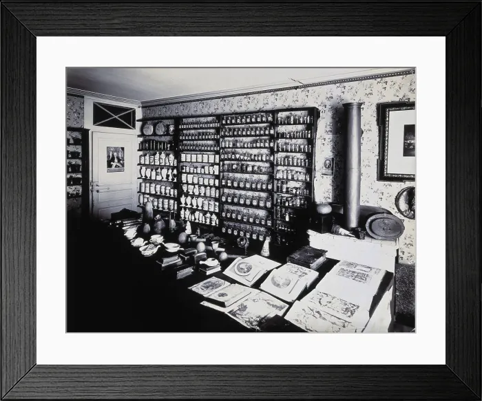 Framed Print : Part of the collection of pharmaceutical and medical antiques collected by Burkhard Reber...1904. Creator: Unknown Framed Print : Part of the collection of pharmaceutical and medical antiques collected by Burkhard Reber...1904. Creator: Unknown