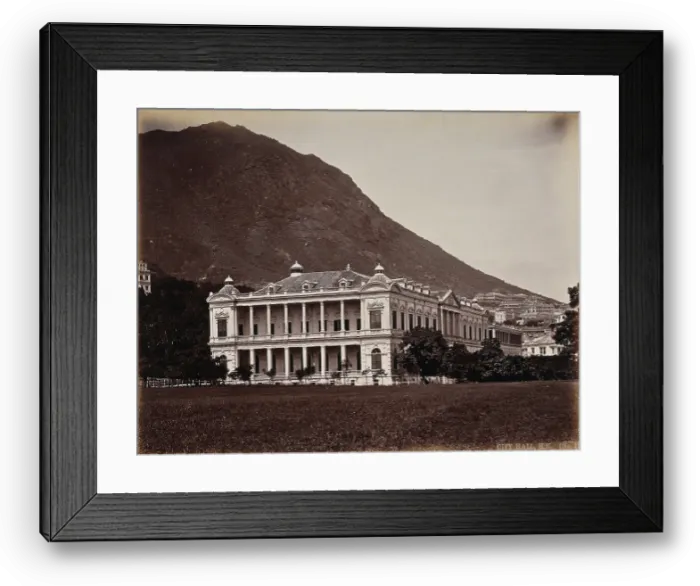 Framed Print : Hong Kong City Hall, c1873. Creator: William Pryor Floyd Framed Print : Hong Kong City Hall, c1873. Creator: William Pryor Floyd