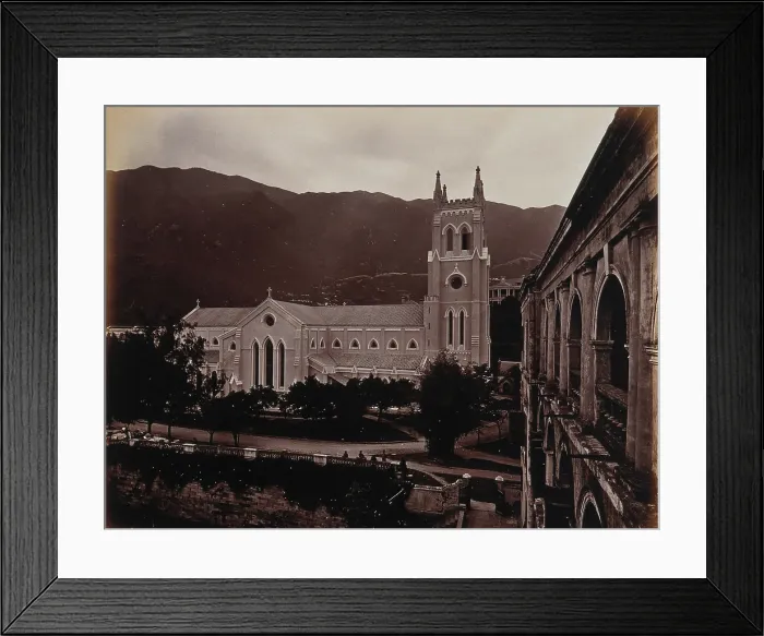 Framed Print : Hong Kong: St John's Cathedral, North Front, c1873. Creator: William Pryor Floyd. Hong Kong: St John's Cathedral, North Front, c1873. Creator: William Pryor Floyd Framed Print : Hong Kong: St John's Cathedral, North Front, c1873. Creator: William Pryor Floyd. Hong Kong: St John's Cathedral, North Front, c1873. Creator: William Pryor Floyd