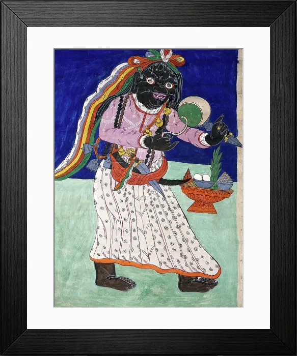 Framed Print : An evil demon (dMu) who causes dropsy. Creator: Unknown Framed Print : An evil demon (dMu) who causes dropsy. Creator: Unknown