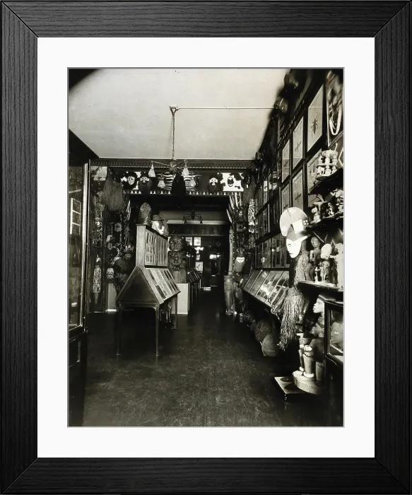 Framed Print : Wellcome Historical Medical Museum, Wigmore Street, London: the Hall of Primitive Medicine, c1910s.. Creator: Unknown Framed Print : Wellcome Historical Medical Museum, Wigmore Street, London: the Hall of Primitive Medicine, c1910s.. Creator: Unknown
