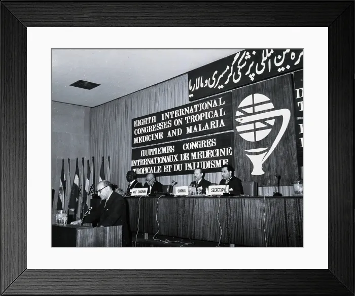Framed Print : The 8th International Congresses on Tropical Medicine and Malaria, c1968. Creator: Unknown Framed Print : The 8th International Congresses on Tropical Medicine and Malaria, c1968. Creator: Unknown