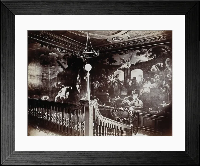Framed Print : St Bartholomew's Hospital, London: stairway to the Grand Hall, c1908. Creator: Unknown. St Bartholomew's Hospital, London: stairway to the Grand Hall, c1908. Creator: Unknown Framed Print : St Bartholomew's Hospital, London: stairway to the Grand Hall, c1908. Creator: Unknown. St Bartholomew's Hospital, London: stairway to the Grand Hall, c1908. Creator: Unknown