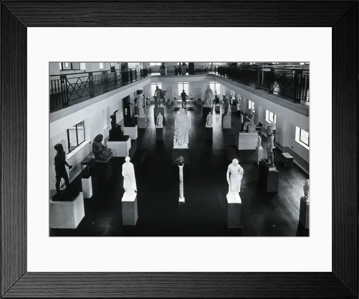 Framed Print : The Wellcome Research Institution building, Euston Road, London: the Hall of Statuary of the... Creator: Unknown Framed Print : The Wellcome Research Institution building, Euston Road, London: the Hall of Statuary of the... Creator: Unknown