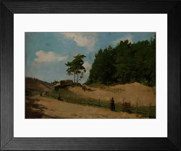 Framed Print : Landscape, 1886. Creator: Kazimierz Alchimowicz Framed Print : Landscape, 1886. Creator: Kazimierz Alchimowicz
