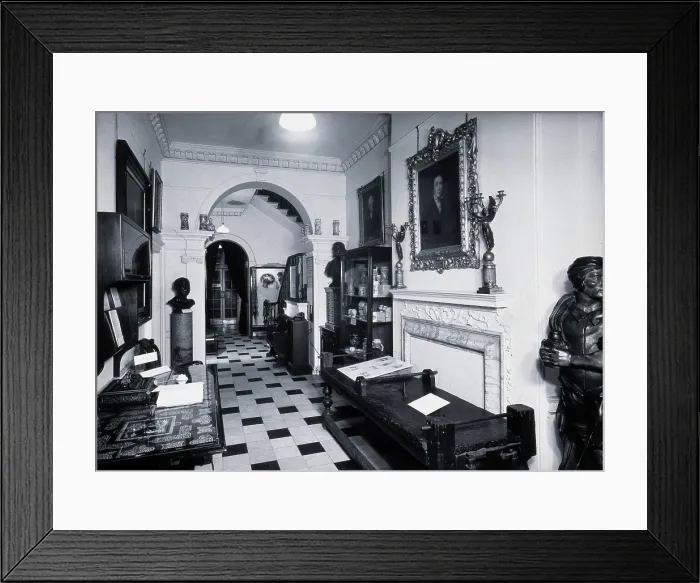 Framed Print : The Wellcome Historical Medical Museum, 28 Portman Square, London: the Entrance Hall, c, 1954. Creator: Unknown Framed Print : The Wellcome Historical Medical Museum, 28 Portman Square, London: the Entrance Hall, c, 1954. Creator: Unknown