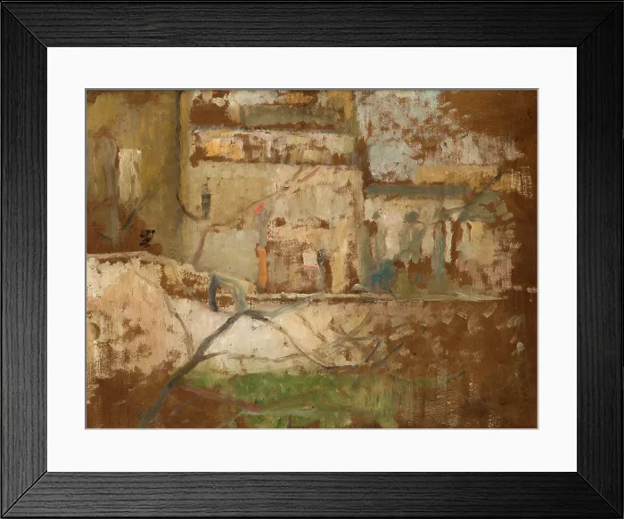 Framed Print : View from the Studio's Window-two-sided painting, c1900. Creator: Olga Boznanska. View from the Studio's Window-two-sided painting, c1900. Creator: Olga Boznanska Framed Print : View from the Studio's Window-two-sided painting, c1900. Creator: Olga Boznanska. View from the Studio's Window-two-sided painting, c1900. Creator: Olga Boznanska