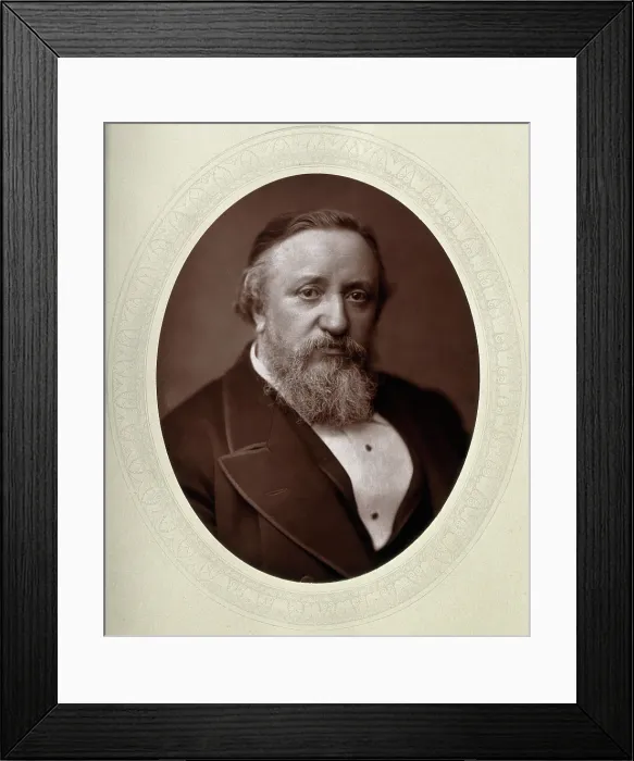 Framed Print : Sir Benjamin Ward Richardson. Creator: Lock & Whitfield Framed Print : Sir Benjamin Ward Richardson. Creator: Lock & Whitfield
