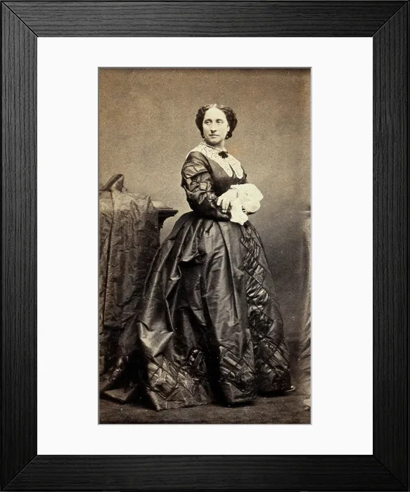 Framed Print : Adelaide Ristori. Creator: Charles D. Fredricks & Co Framed Print : Adelaide Ristori. Creator: Charles D. Fredricks & Co