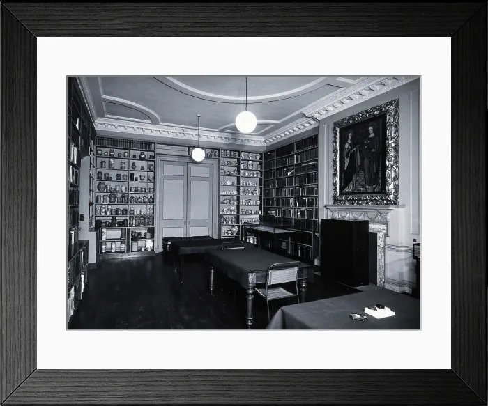 Framed Print : The Wellcome Historical Medical Museum, 28 Portman Square, London: the Library... c1954. Creator: Unknown Framed Print : The Wellcome Historical Medical Museum, 28 Portman Square, London: the Library... c1954. Creator: Unknown