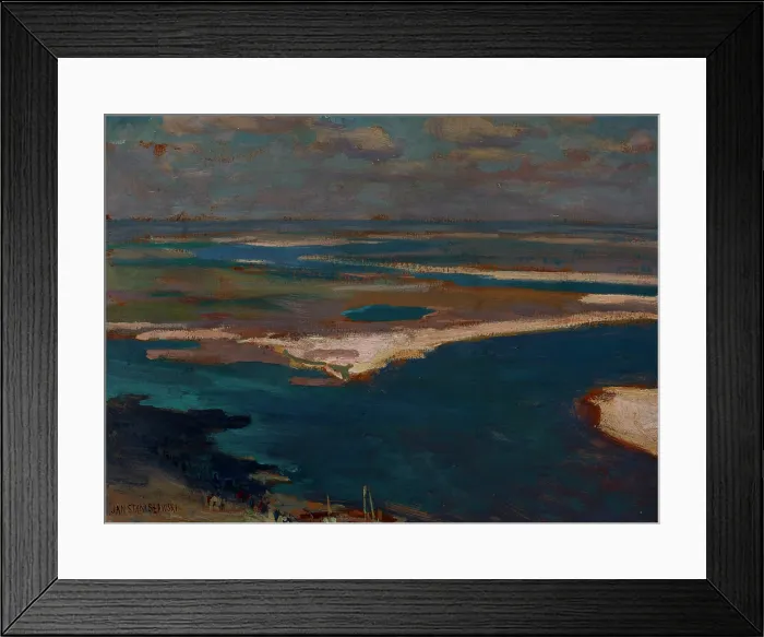 Framed Print : The Dnieper River in Blue, 1904. Creator: Jan Stanislawski Framed Print : The Dnieper River in Blue, 1904. Creator: Jan Stanislawski