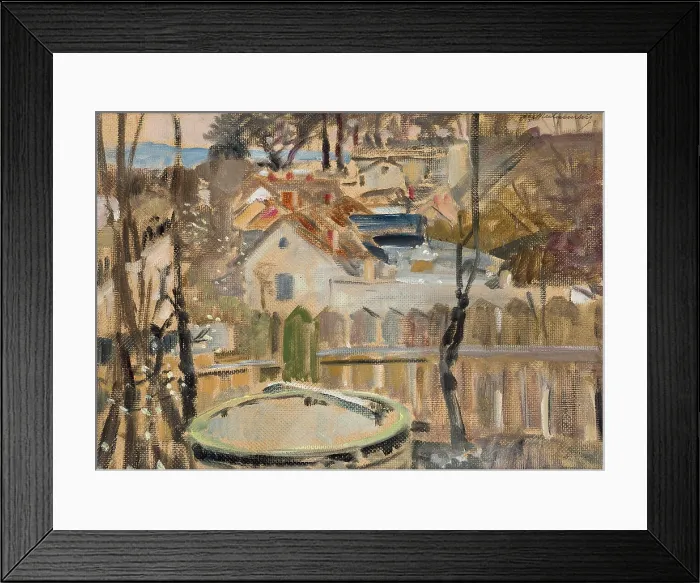 Framed Print : Landscape with a Well, between 1908-1912. Creator: Jacek Malczewski Framed Print : Landscape with a Well, between 1908-1912. Creator: Jacek Malczewski