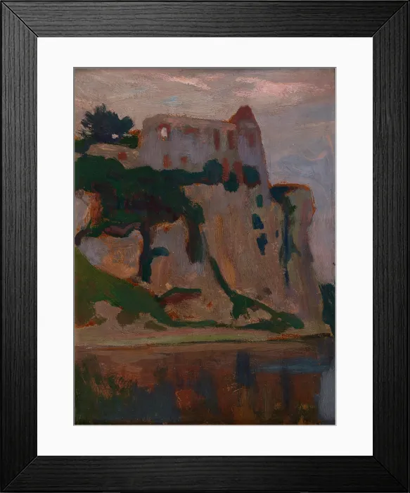Framed Print : Tyniec at Dawn, 1904. Creator: Jan Stanislawski Framed Print : Tyniec at Dawn, 1904. Creator: Jan Stanislawski