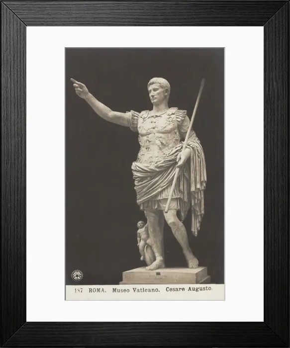 Framed Print : Augustus Caesar, c1900s. Creator: Unknown Framed Print : Augustus Caesar, c1900s. Creator: Unknown