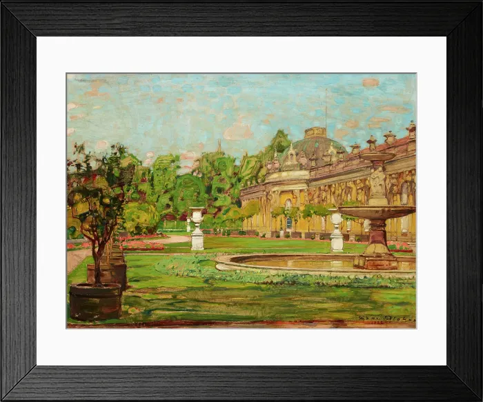 Framed Print : Palace Park in Potsdam, 1922. Creator: Unknown Framed Print : Palace Park in Potsdam, 1922. Creator: Unknown