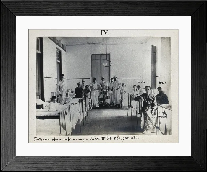 Framed Print : Seamen's Hospital for infectious diseases in Jurujuba, Rio de Janeiro; the interior... 1904 / 1911 Framed Print : Seamen's Hospital for infectious diseases in Jurujuba, Rio de Janeiro; the interior... 1904 / 1911