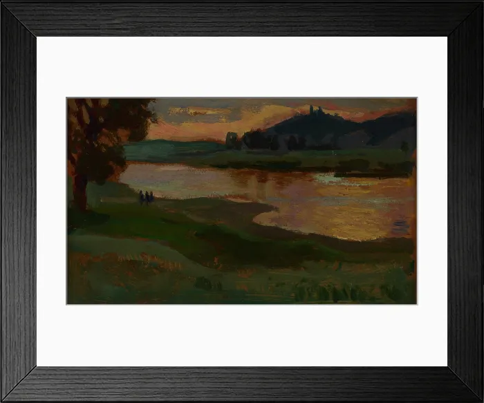Framed Print : Bielany at Dusk, 1905. Creator: Jan Stanislawski Framed Print : Bielany at Dusk, 1905. Creator: Jan Stanislawski