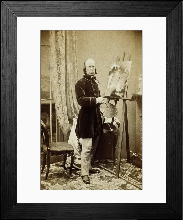 Framed Print : George Lance. Creator: Maull & Polyblank Framed Print : George Lance. Creator: Maull & Polyblank