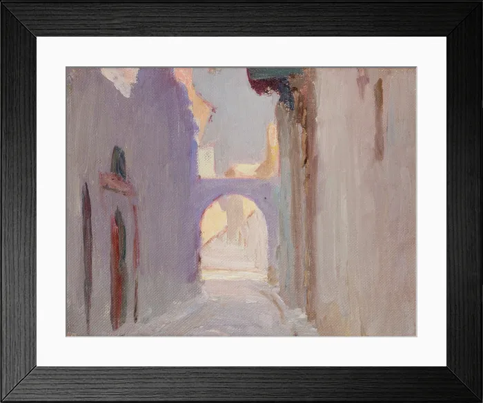 Framed Print : Tunis (A Street), 1909. Creator: Jan Ciaglinski Framed Print : Tunis (A Street), 1909. Creator: Jan Ciaglinski