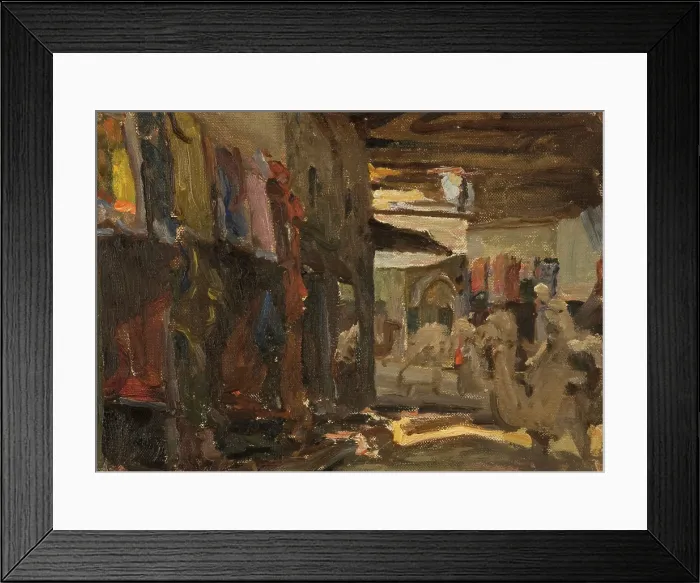 Framed Print : Smyrna (Bazaar), 1910. Creator: Jan Ciaglinski Framed Print : Smyrna (Bazaar), 1910. Creator: Jan Ciaglinski