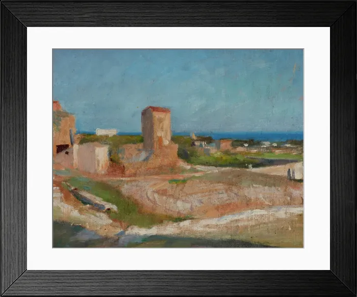 Framed Print : Syracuse (The Greek Theatre), c1890. Creator: Jan Ciaglinski Framed Print : Syracuse (The Greek Theatre), c1890. Creator: Jan Ciaglinski