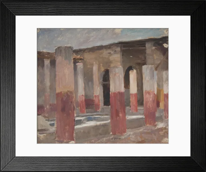 Framed Print : Pompeii, 1890. Creator: Jan Ciaglinski Framed Print : Pompeii, 1890. Creator: Jan Ciaglinski