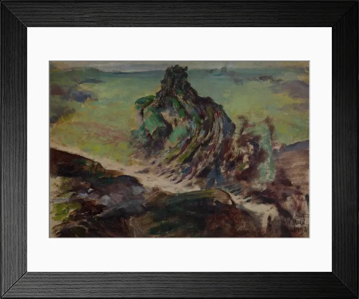 Framed Print : Petrified Druid, 1892. Creator: Leon Wyczolkowski Framed Print : Petrified Druid, 1892. Creator: Leon Wyczolkowski