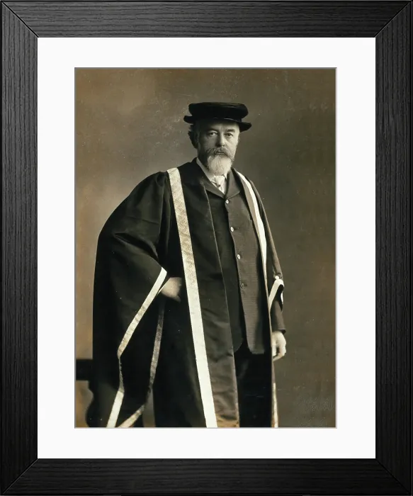 Framed Print : Sir Oliver Joseph Lodge. Creator: Henry Joseph Whitlock Framed Print : Sir Oliver Joseph Lodge. Creator: Henry Joseph Whitlock