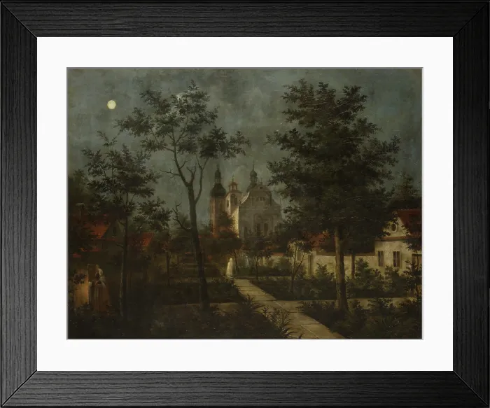 Framed Print : The Cameldolites Monastery at Bielany near Krakow, c1860. Creator: Teodor Baltazar Stachowicz. The Cameldolites Monastery at Bielany near Krakow, c1860 Framed Print : The Cameldolites Monastery at Bielany near Krakow, c1860. Creator: Teodor Baltazar Stachowicz. The Cameldolites Monastery at Bielany near Krakow, c1860