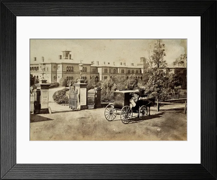 Framed Print : Adelaide, South Australia: Adelaide Hospital, 19th century. Creator: Unknown Framed Print : Adelaide, South Australia: Adelaide Hospital, 19th century. Creator: Unknown