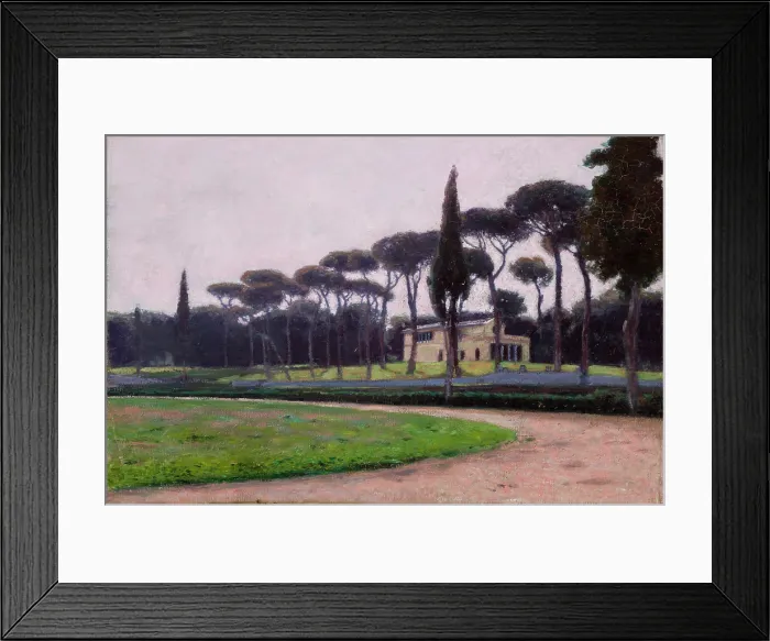 Framed Print : Villa Borghese in Rome, c1900. Creator: Aleksander Gierymski Framed Print : Villa Borghese in Rome, c1900. Creator: Aleksander Gierymski