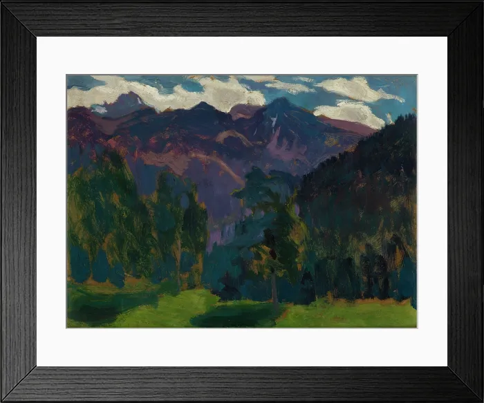 Framed Print : Landscape from the Tatra Mountains-two-sided painting, c1903. Creator: Jan Stanislawski Framed Print : Landscape from the Tatra Mountains-two-sided painting, c1903. Creator: Jan Stanislawski