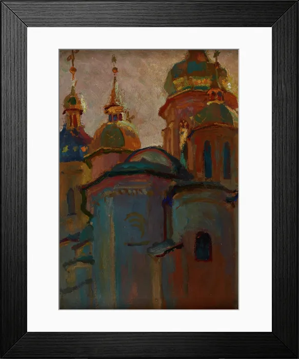 Framed Print : Saint Sophia's Orthodox Cathedral in Kyiv, 1903. Creator: Jan Stanislawski Framed Print : Saint Sophia's Orthodox Cathedral in Kyiv, 1903. Creator: Jan Stanislawski